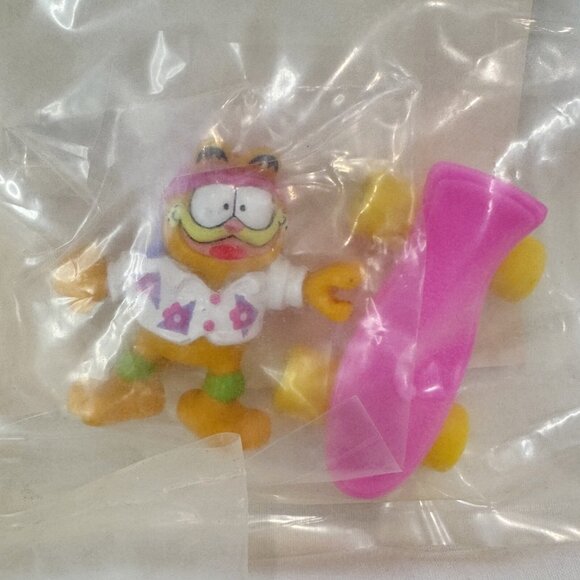 Vintage New Sealed Lot Of 5 McDonald's Happy Meal Garfield The Cat Odie 1989 NOS - Picture 4 of 11